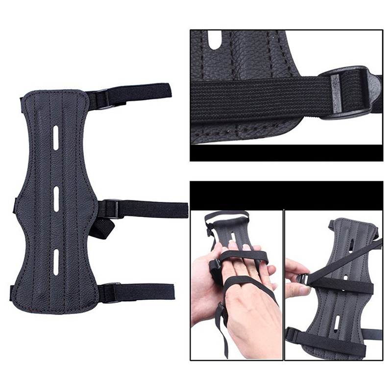 New 3 Straps Protection Forear - Sports Equipment Archery ulasan dan harga