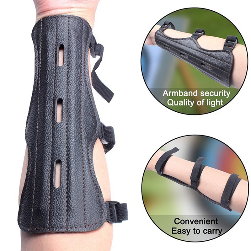 New 3 Straps Protection Forear - Sports Equipment Archery ulasan dan harga