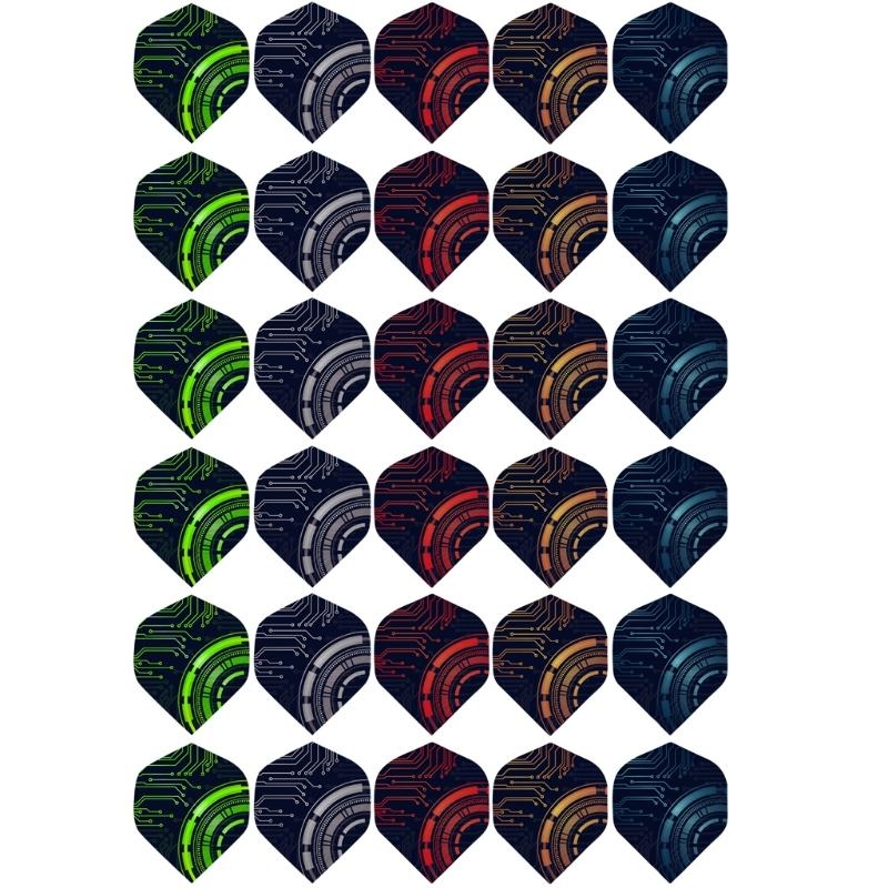 30Pcs/Pack Tail Wing Flight Ou - Sports Equipment In Flight ulasan dan harga