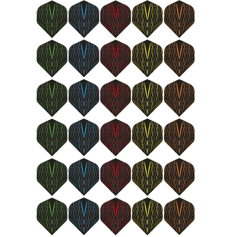 30Pcs/Pack Tail Wing Flight Ou - Sports Equipment In Flight ulasan dan harga