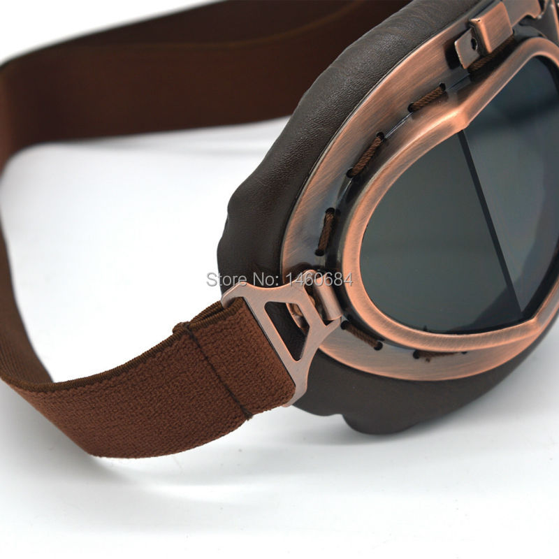Retro Motorcycle Pilot Goggles - Sports Equipment In Flight ulasan dan harga